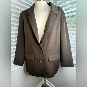 Old Navy Dark Brown oversized Women's Blazer